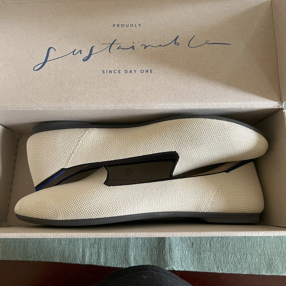 GUC Rothy's Size 11 The Lounge Loafer in Vanilla